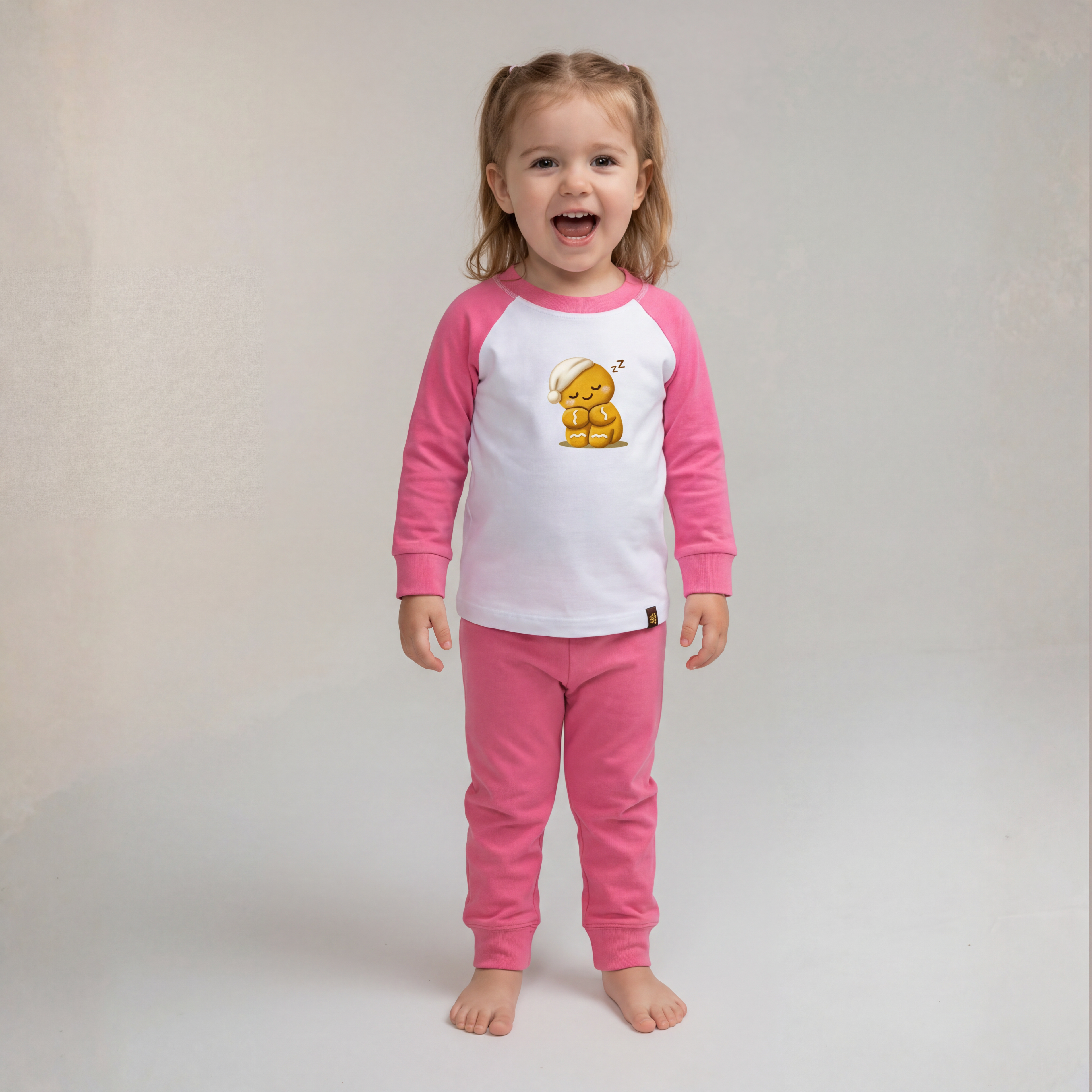 Baby en peuter Pyjama 'Brodie slaapt' Roze