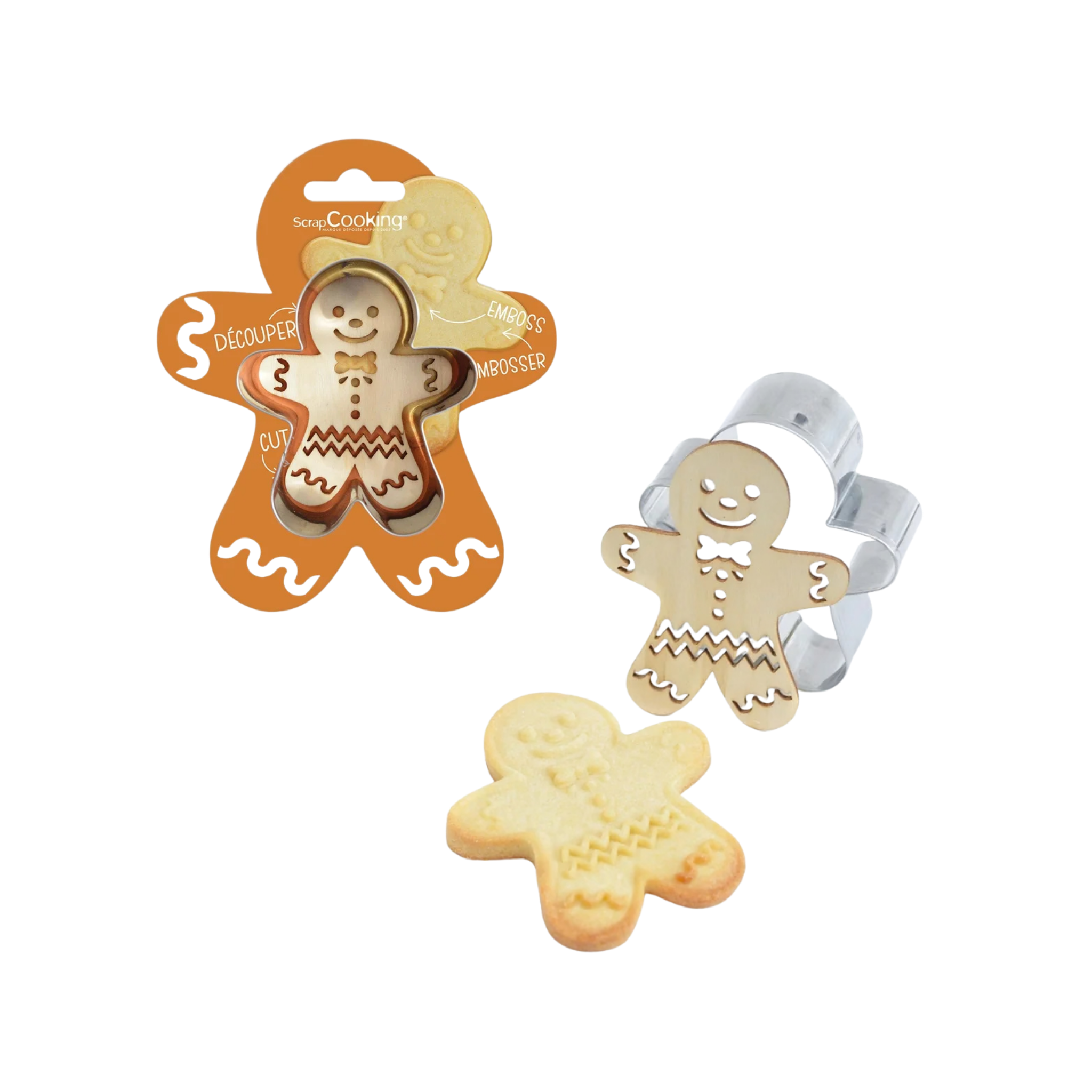 Koekjesuitsteker en Embosser set