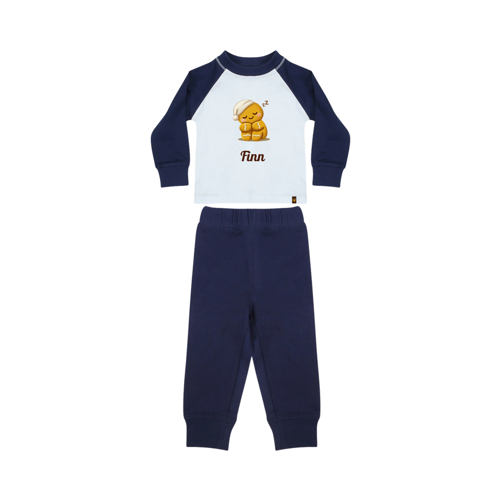 Baby en peuter Pyjama 'Brodie slaapt' Navy