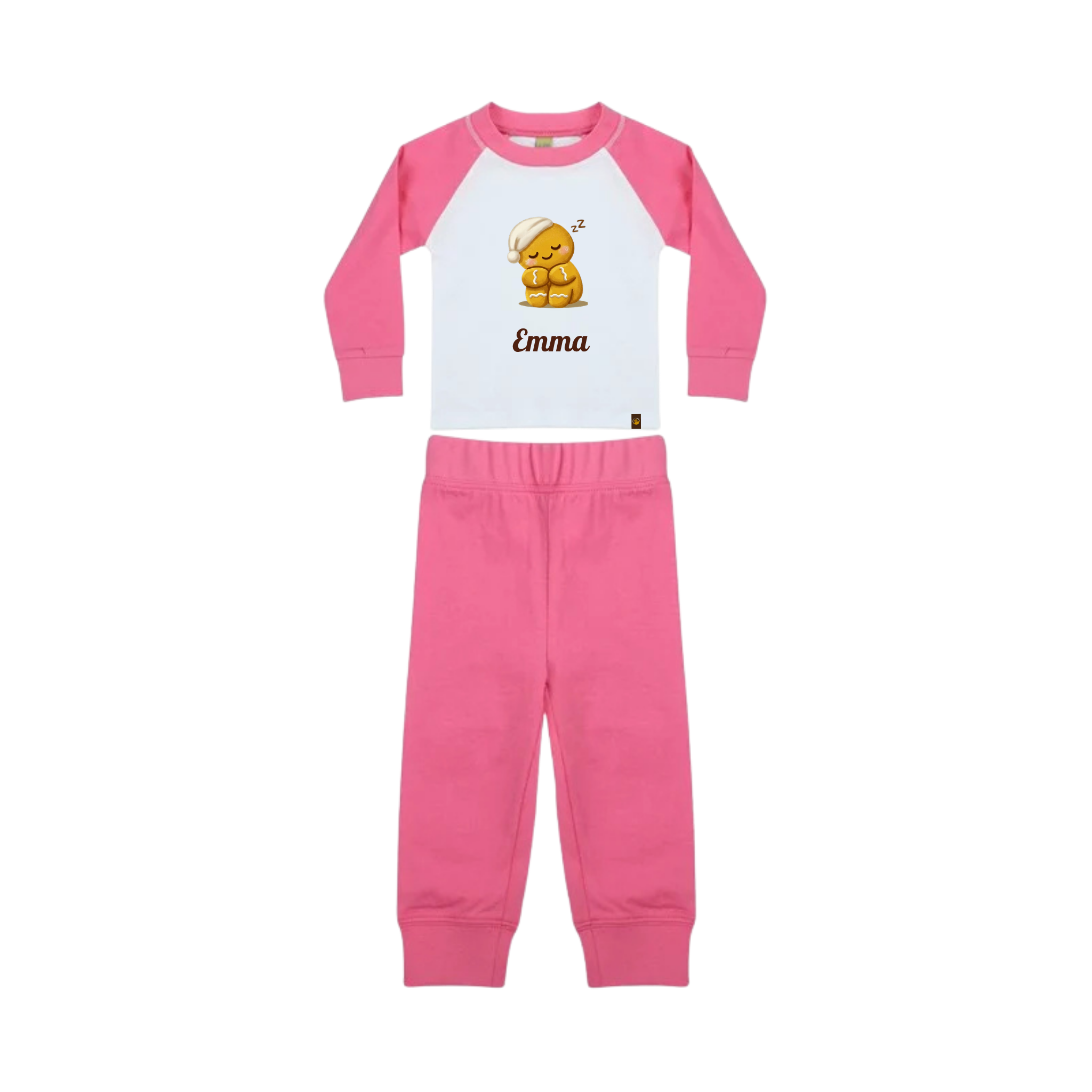 Baby en peuter Pyjama 'Brodie slaapt' Roze