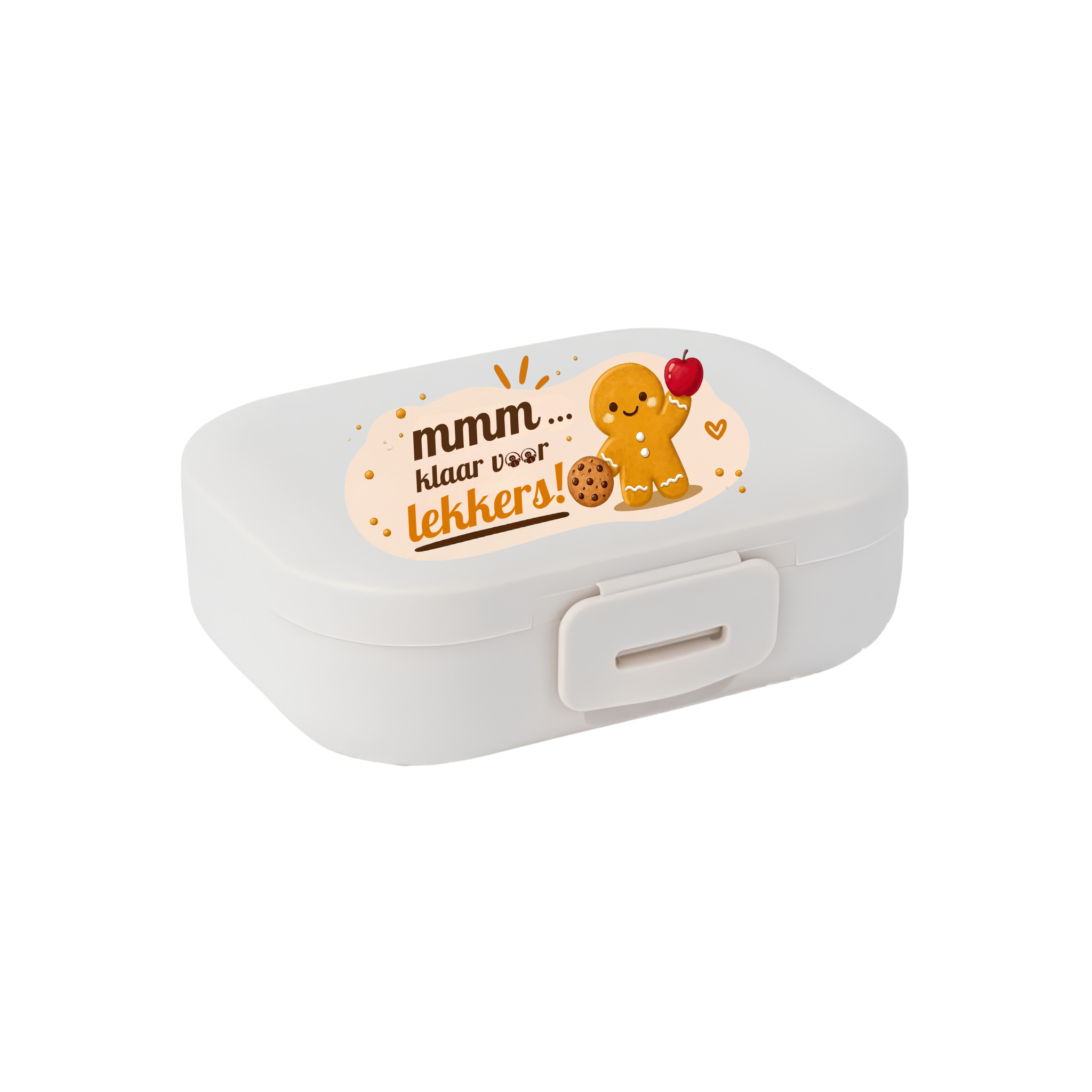 Snackdoosje 'MMM... klaar voor lekkers!'