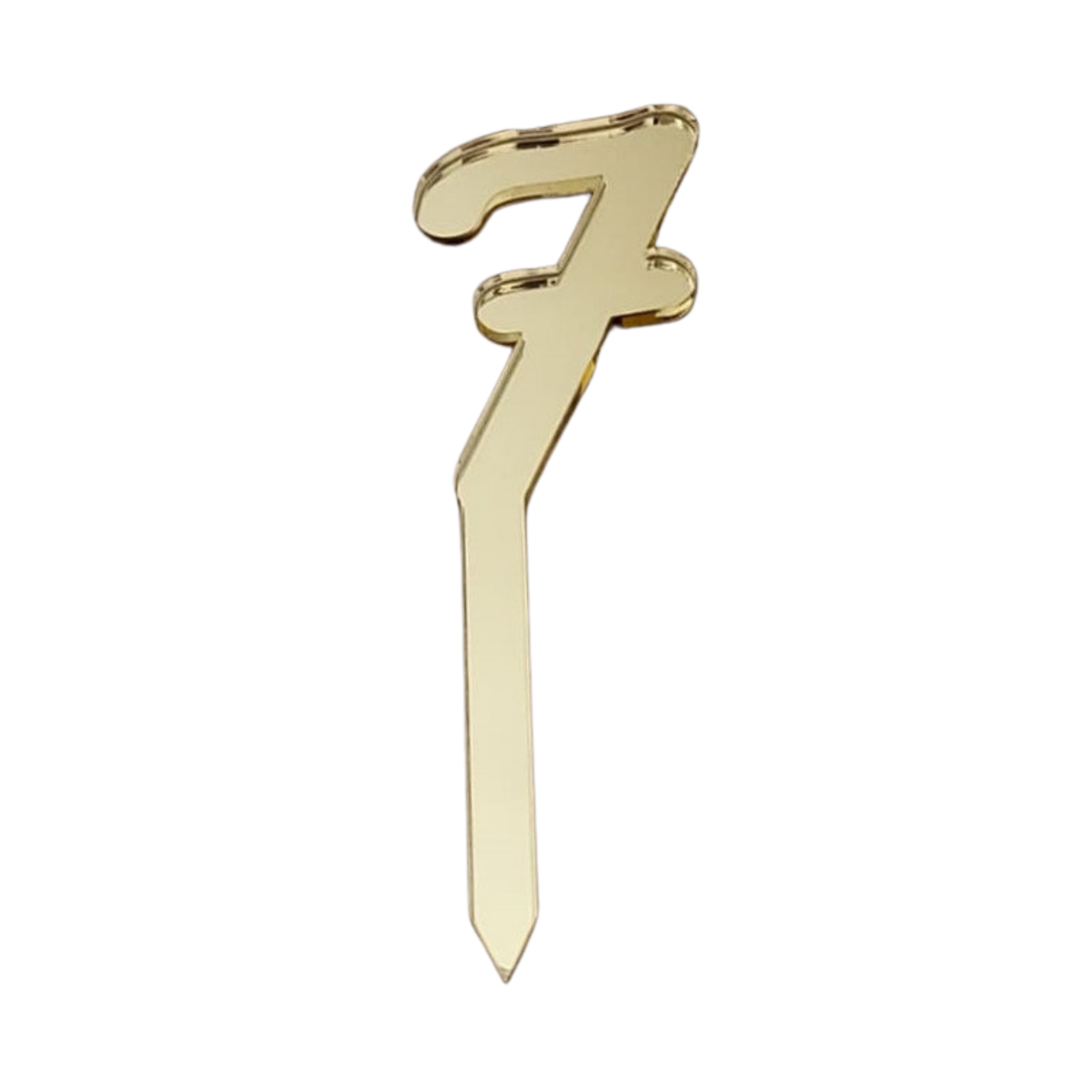 Taarttopper Cijfer Goud (0-9)