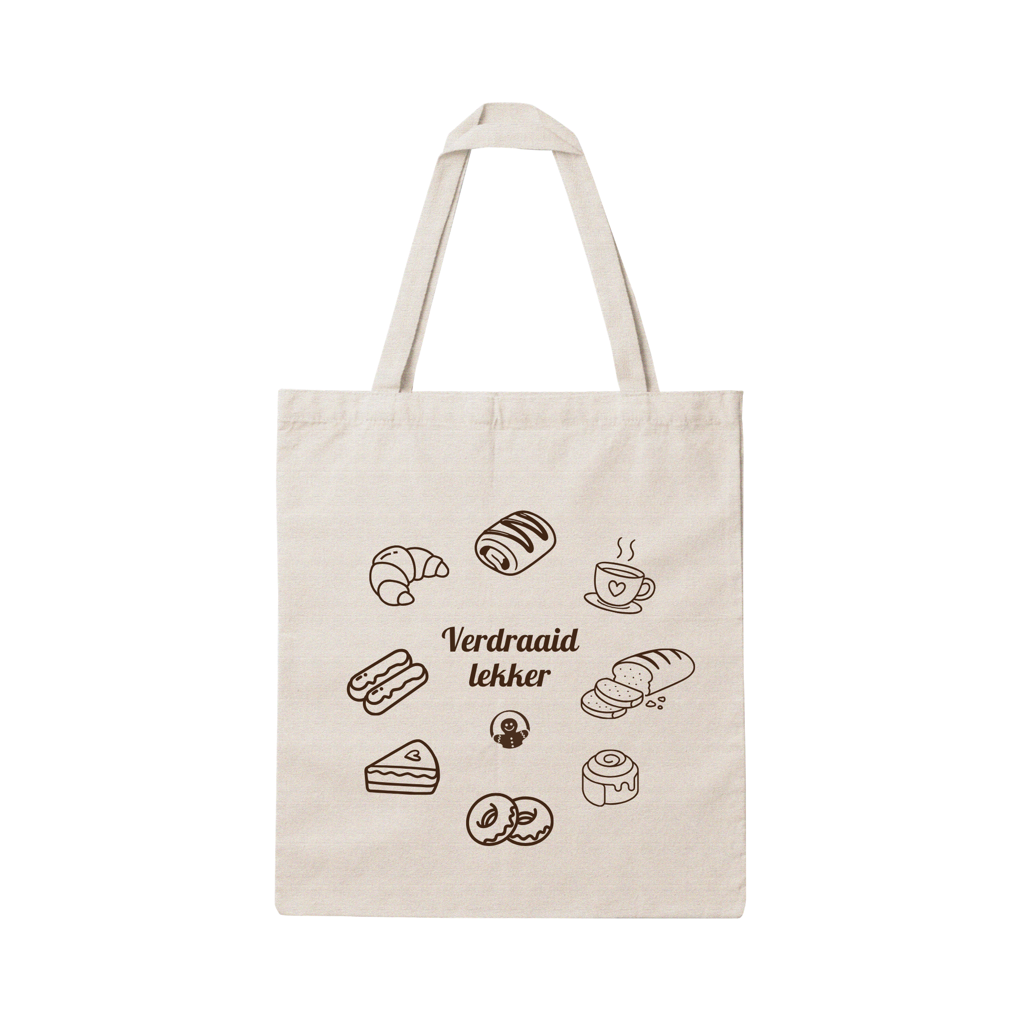 Tote bag 'Verdraaid lekker'