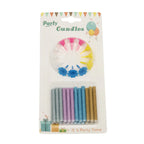 Glitter taartkaarsjes (24 stuks)